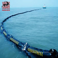 Barreira de algas marinhas da barreira de contenção de óleo de borracha para a emergência de derramamento de óleo